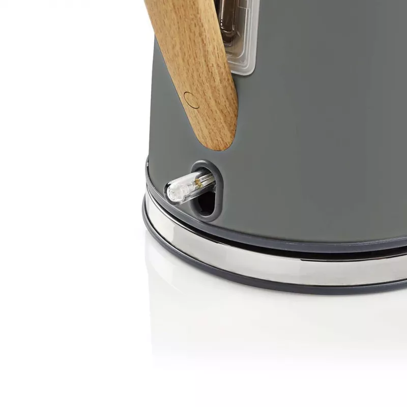 Chaleira elétrica Nedis KAWK510EGY 1,7 l 2200 W cinzento