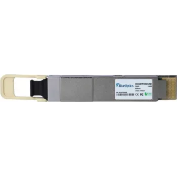 Módulo transceptor de rede BlueOptics QSFP-200G-SR4-BO, QSFP-DD, 200 Gbit/s, MPO-16/MTP-16, até 100 m, prateado