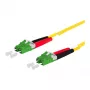 METZ CONNECT cabo de patch OpDAT LC-D APC/LC-D APC OS2 3,0 m – cabo