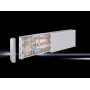 Suporte de barramento Rittal 9340.010, caixa em poliamida, cinzento, para racks de distribuição elétrica
