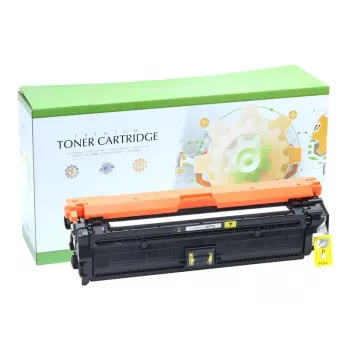 Cartucho de toner STATIC compatível com HP CE272A/CE342A/CE742A amarelo recondicionado 7.500 páginas