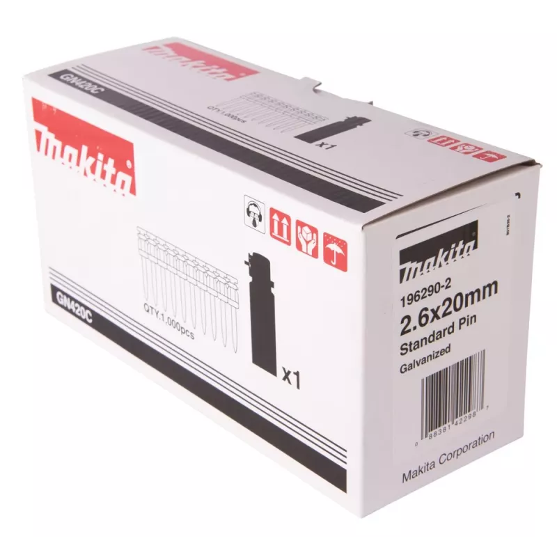 Makita 196290-2 pregos 1000 unidades