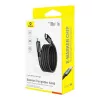 Cabo de carregamento USB-C para USB-C Baseus Tungsten Gold 100W 1 m, preto, nylon