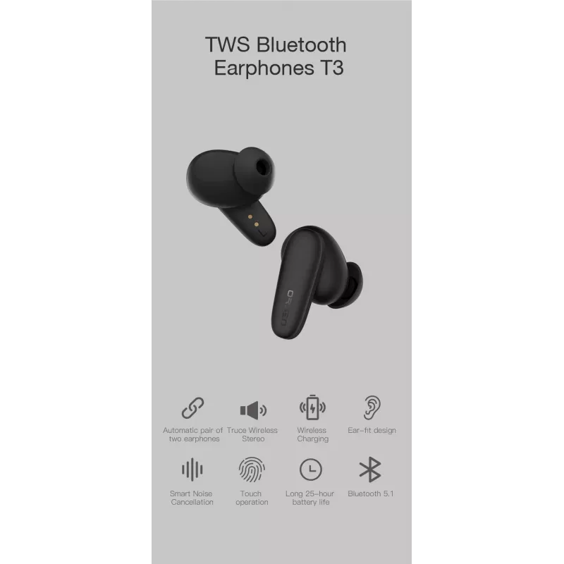 Auscultadores in-ear Orsen T3 Bluetooth