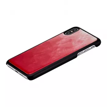 Capa para smartphone iKins para iPhone XS Max – lago rosa com detalhes pretos