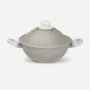 Panela Pensofal White Diamond Vapsi 24 cm com duas pegas e tampa