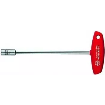 Wiha chave de caixa para oficina, 7 mm AF, haste de 125 mm