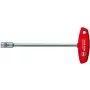 Wiha chave de caixa para oficina, 7 mm AF, haste de 125 mm