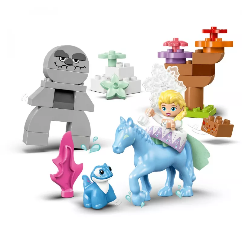 Conjunto de brincar LEGO DUPLO 10418 — Disney Elsa e Bruni na floresta encantada, 31 peças, 2+ anos