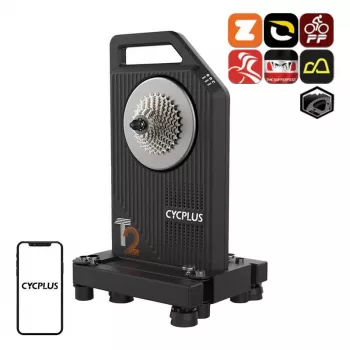 Ciclismo trainer de transmissão direta inteligente Cycplus T2 – compatível com vários tipos de bicicleta