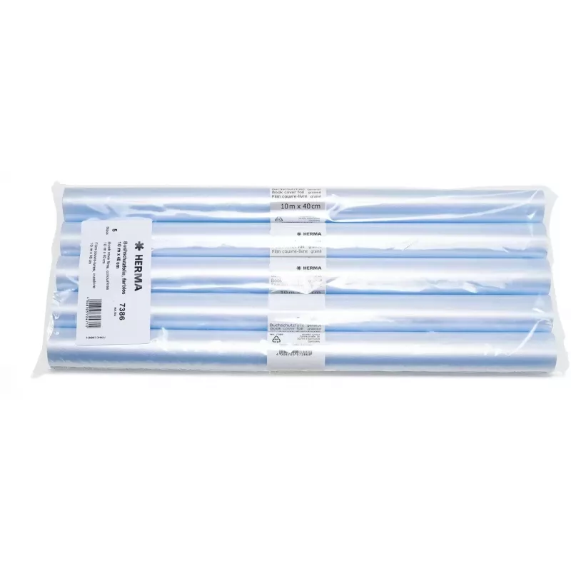 Herma Película de proteção para livros 10 m x 40 cm transparente 7386