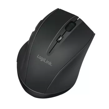 Rato sem fios Logilink BT5.0, ergonómico, preto