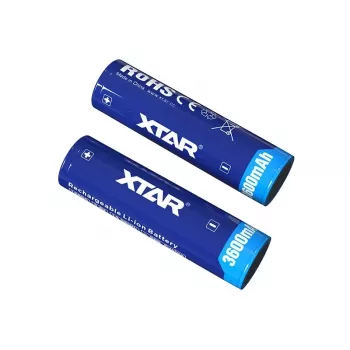 Bateria recarregável Li-Ion XTAR BAT0669 18650 3,6 V 3600 mAh, Ø 18,5×68,8 mm