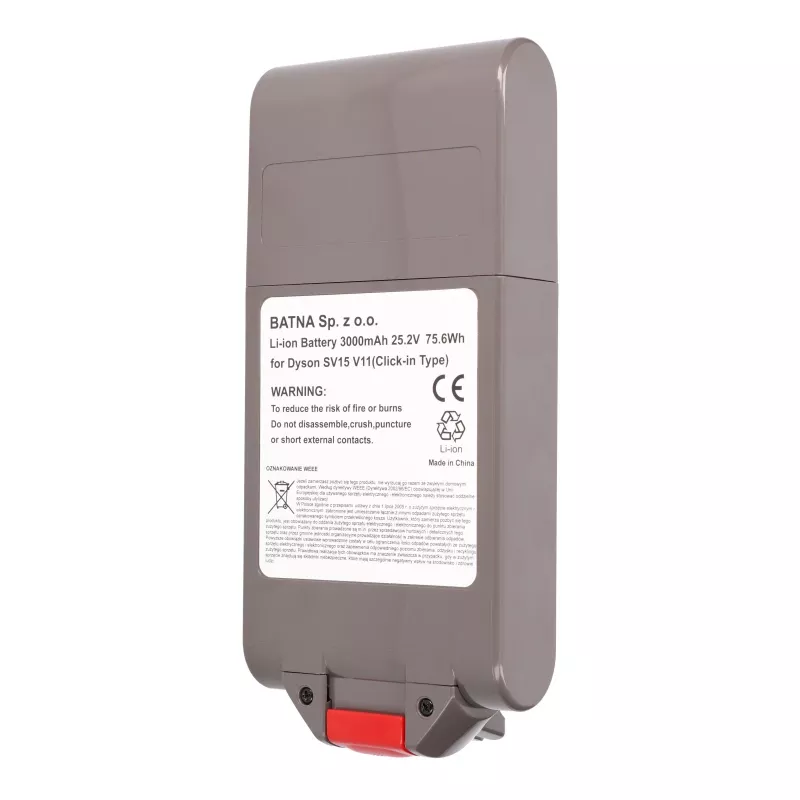 Bateria de substituição para Dyson V11 25,2V 3000mAh da Extralink