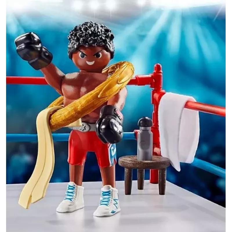 Playmobil Boxchampion conjunto de blocos figura de ação