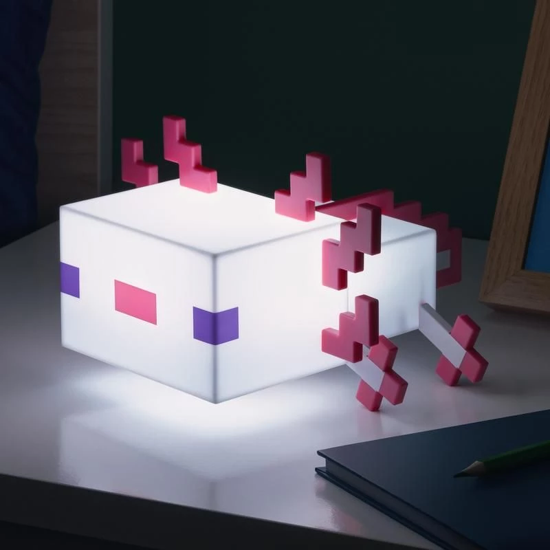 Luz Paladone Minecraft Axolotl