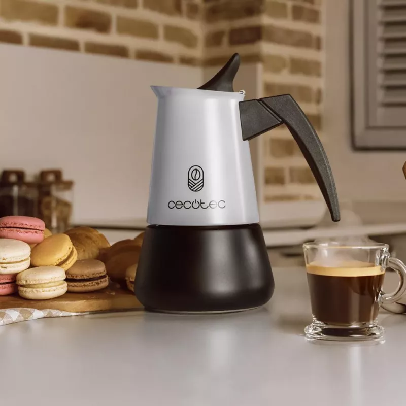 Piccolina 600, Máquina de café azul-claro/preto, 300 ml | 6 chávenas
