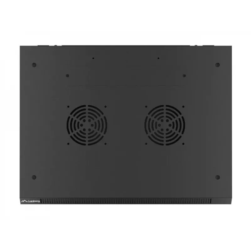Armário rack Lanberg WF01-6404-23B 4U montagem na parede preto