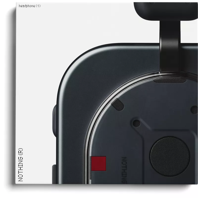 Auscultadores Over-Ear com cancelamento de ruído Nothing Headphone (1) — preto, cancelamento ativo de ruído, com fios e sem fios