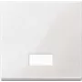Interruptor de luz Merten 432819 — termoplástico branco, controlo por botão, embalagem individual