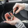 Lanterna Ledlenser P3R preta — lanterna de chaveiro LED compacta recarregável