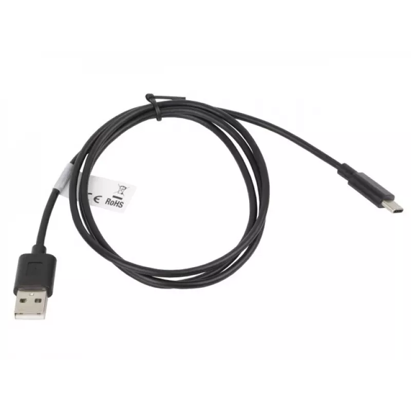 Cabo Lanberg CA-USBO-10CC-0010-BK (ficha USB 2.0 - USB 2.0, USB, ficha Type-C, 1m, preto) (CA-USBO-10CC-0010-BK)