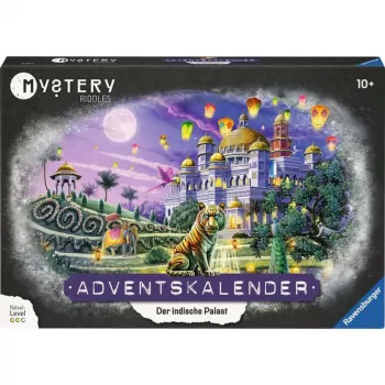 Calendário do Advento mistério - O palácio indiano, jogo de puzzle