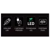 Luz néon LED MANTA SNL91MT estilo RAKETA – painel néon LED decorativo, modelo SNL91MT
