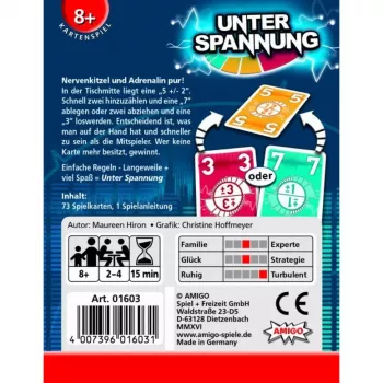 Amigo Unter Spannung, jogo de cartas