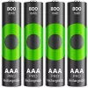 Pilhas R03/AAA NI-MH 800mAh blister 4 unid. PRO