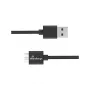 Cabo USB MediaRange MRCS240 — USB A para Micro-USB B, USB 3.2 Gen 1 (3.1 Gen 1), 1,8 m, preto