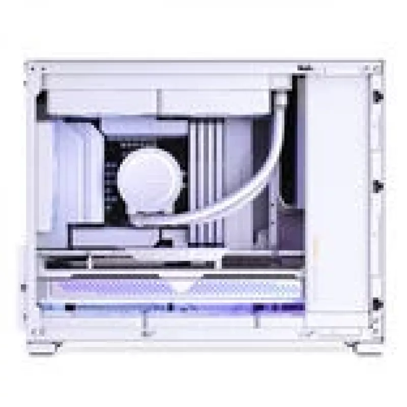 Caixa de PC Jonsbo D32 STD + refrigeração líquida completa TRYX PANORAMA SE, ARGB - 240 mm, Branco