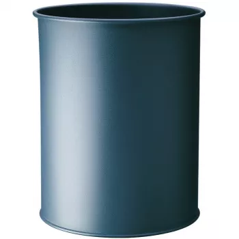 Balde de lixo DURABLE metal redondo 15 litros antracite