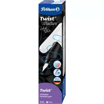 Caneta de tinta permanente Pelikan 824620 sistema de cartuchos branco