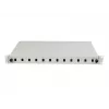 Patch panel Lanberg FOP1-12SS-LDS cinzento ABS aço 19 polegadas