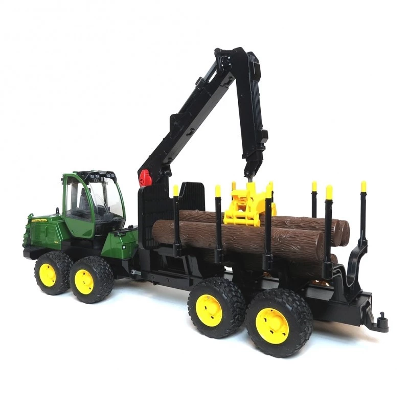 Bruder John Deere 1210E Forwarder com garra