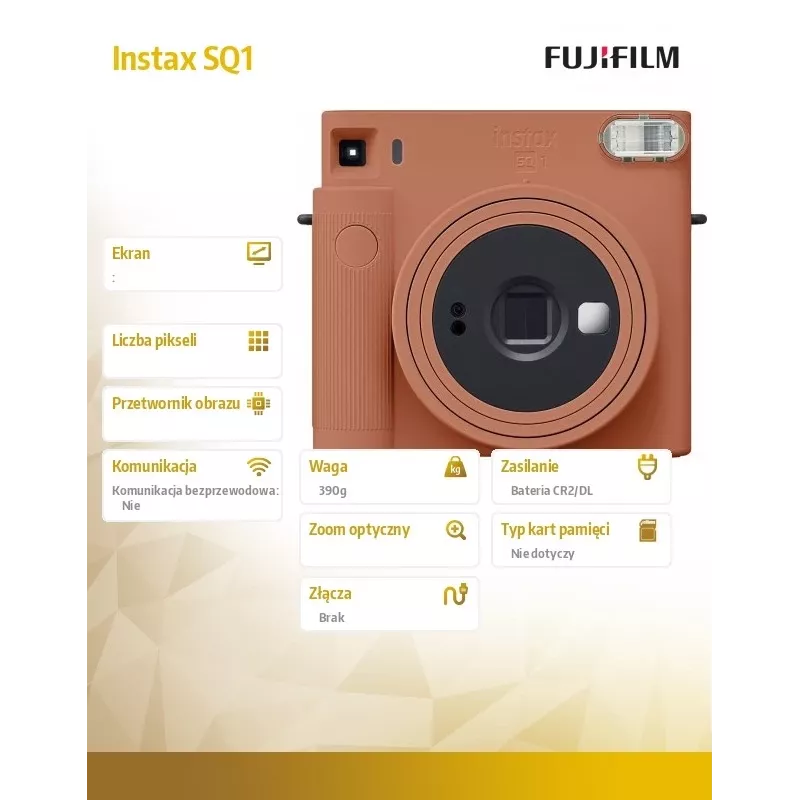 Fujifilm Instax Square SQ1 62 x 62 mm laranja