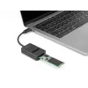 Conversor combo DeLOCK para M.2 NVMe PCIe SATA SSD USB Type-C 10 Gbit/s