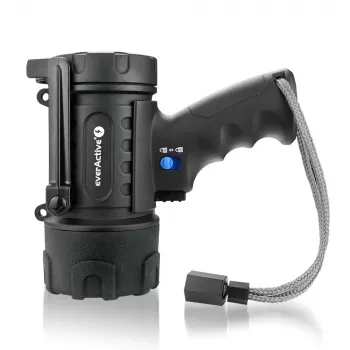 Holofote LED recarregável everActive SL-500R Hammer, 500 lm, IP67, USB-C, preto