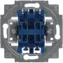 Módulo de interruptor, busch jaeger 2000/4 US, 250 V, azul/prateado