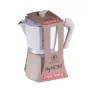 Máquina de café Pedrini 02CF169 — cafeteira expresso, alumínio lacado, capacidade para 6 chávenas