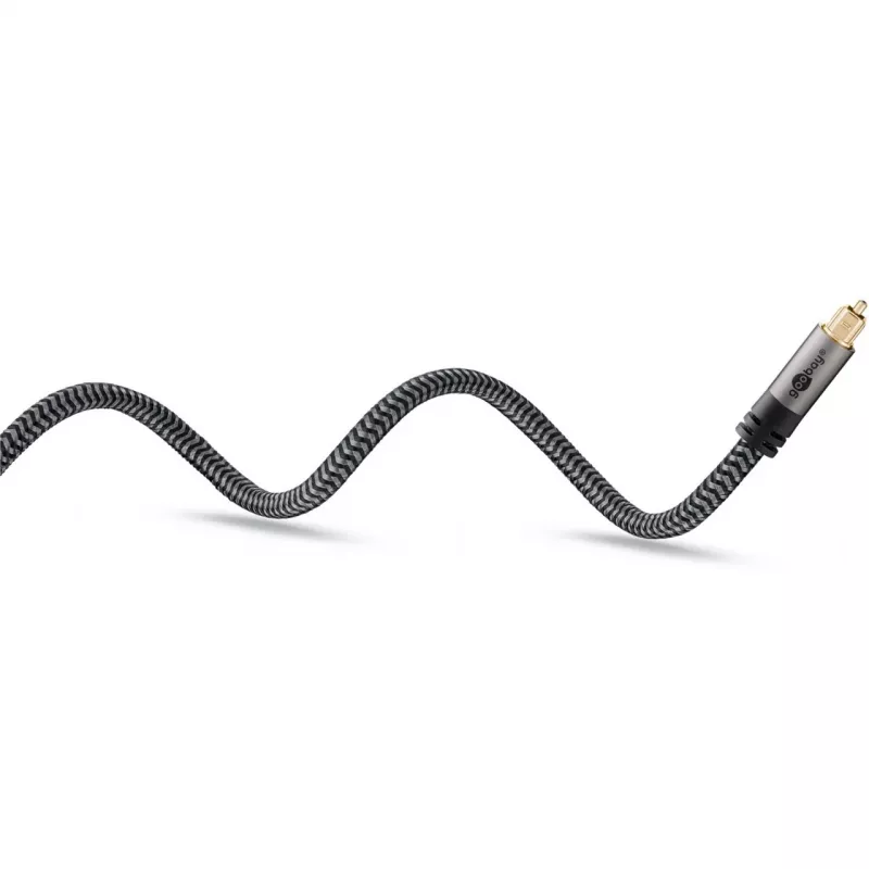 Goobay 65308. Ligação 1: TOSLINK, conector 1 sexo: macho, ligação 2: TOSLINK, conector 2 sexo: macho, material do cabo: