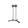 Suporte para ecrã de sinalização Edbak TR1 190,5 cm (75) preto, aço inoxidável