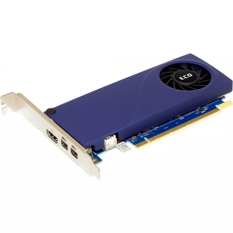 Placa gráfica Sparkle Intel Arc A310 ECO SA310C-4G, 4 GB GDDR6, 64 bits, PCIe 4.0 x8, 1000 MHz, perfil baixo, 1 ventoinha