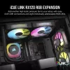 Ventoinha Corsair iCUE LINK RX120 RGB 12 cm Preta 400-2100 rpm