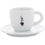 Bialetti Y0TZ099 chávena de cappuccino com pires, 240 ml, branca