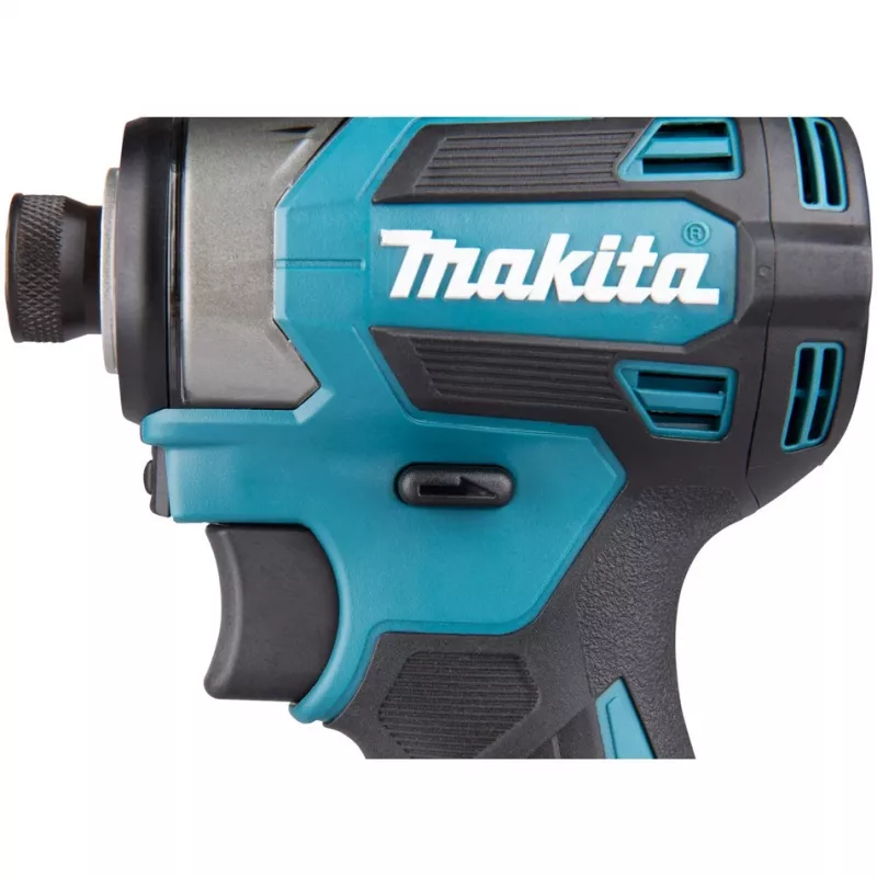 Makita DTD173RTJ aparafusadora de impacto a bateria, 3600 rpm, com baterias, carregador e mala, azul/preto