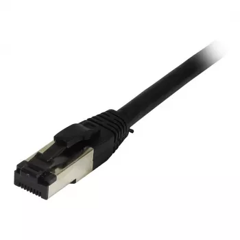 Cabo de rede RJ45 Synergy 21, CAT8.1 2000 MHz, 0,25 m, preto, S-STP (S/FTP), TPE (Ultra SuperFlex), AWG26, Synergy 21 - Digital/Dados - Rede