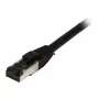 Cabo de rede RJ45 Synergy 21, CAT8.1 2000 MHz, 0,25 m, preto, S-STP (S/FTP), TPE (Ultra SuperFlex), AWG26, Synergy 21 - Digital/Dados - Rede