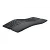 Teclado Logitech Ergo K860 for Business RF Wireless + Bluetooth suíço grafite (920-010347)
